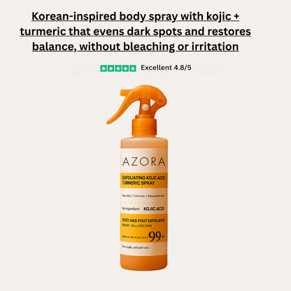 Kojic Acid & Turmeric Exfoliating Spray